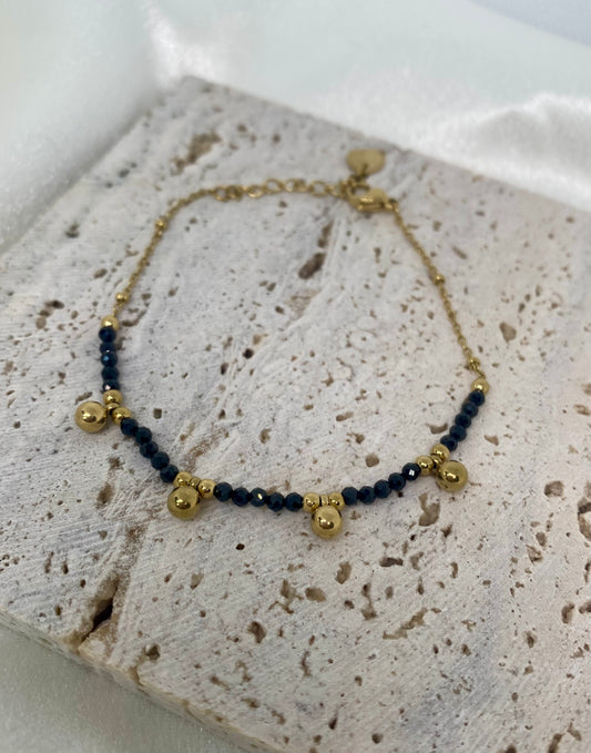 Bracelet Pierre Agathe Noir